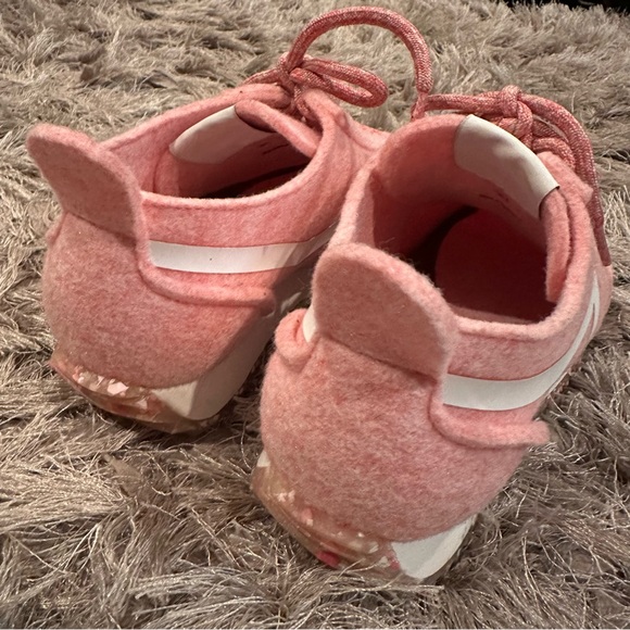 Rag & Bone Retro Runner Felted Wool Blend Pink Sneakers - Picture 14 of 16